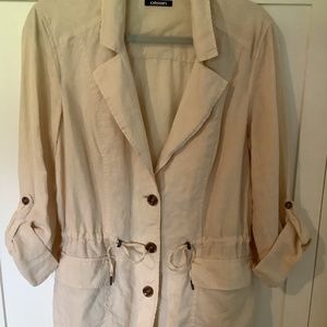 NWOT Olsen lightweight linen jacket size 10